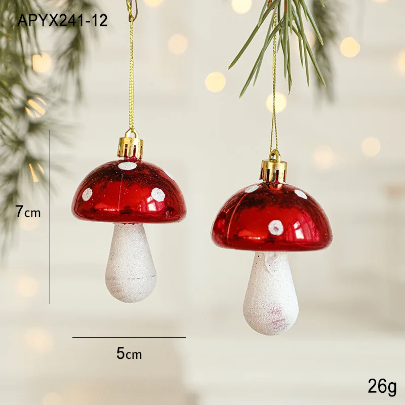 Red Christmas Ball Ornaments, Luxury Christmas Tree Decorations, Christmas Supplies, 2022