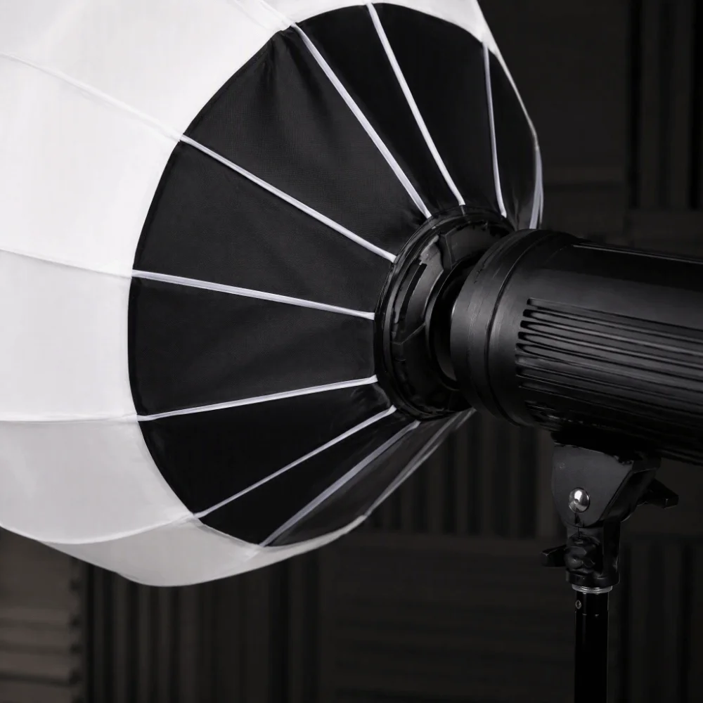 Quick Setup Softbox Ball Diffuser Metal Softbox Bowens Mount Spherical Softbox Continuous Lighting Mount Softbox