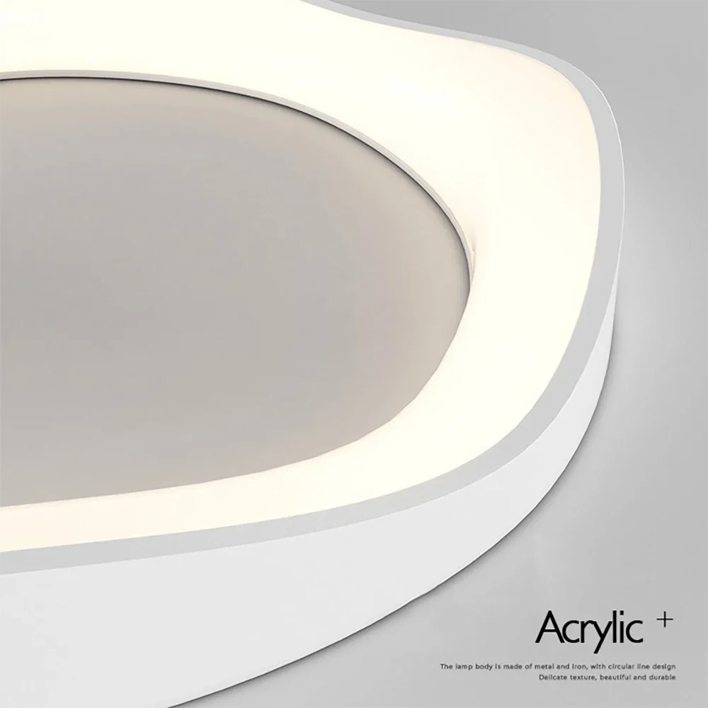 Nordic LED Pendant Light White Home Decorative Ceiling Hanging Lamp Living Room Dining Table Bedroom Study Minimalism Chandelier