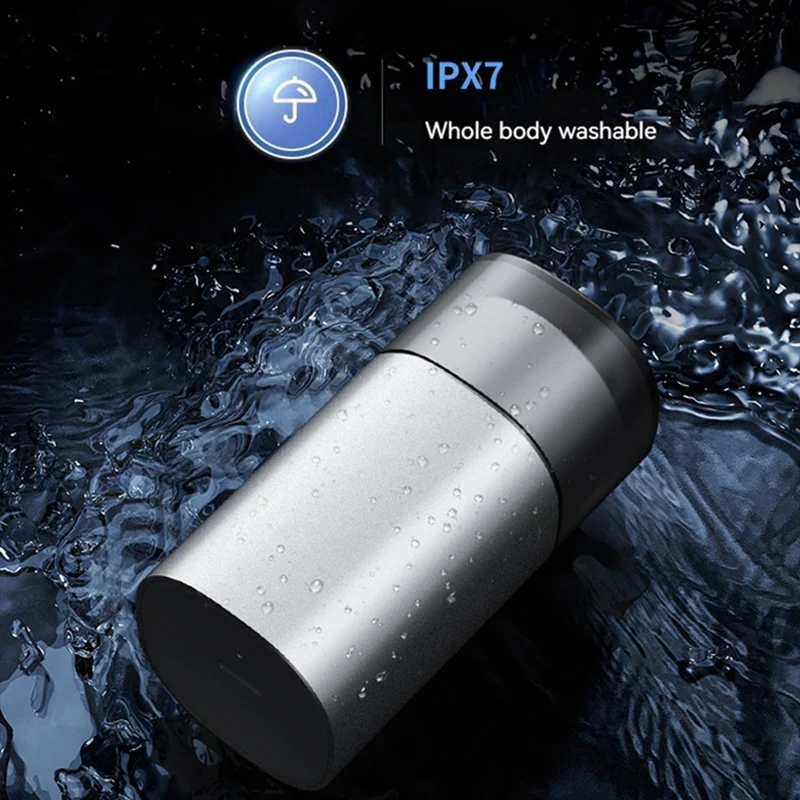 เครื่องโกนหนวดไฟฟ้าสำหรับเดินทางโดยใช้ USB ชาร์จไฟได้เครื่องโกนหนวดเคราที่โกนหนวดที่โกนหนวดไฟฟ้าซักได้สำหรับรถยนต์บ้านขนาดเล็กสำหรับผู้ชายร้อน