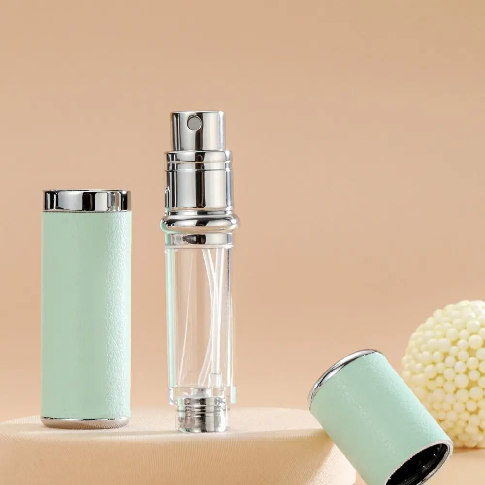 5ml Portable Perfume Split Bottle Upscale Refillable Ultral Fine Mist Spray Bottle Leather Perfume Atomizer Travel