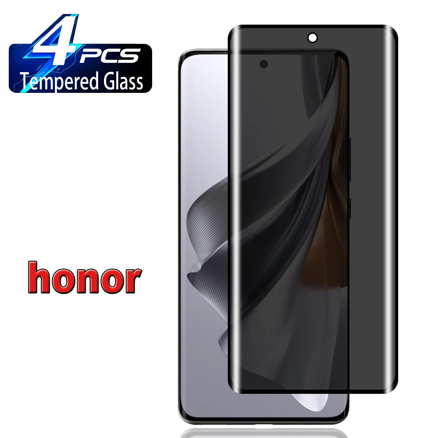 

2/4Pcs Privacy Screen Protector For Huawei Honor 90 70 60 Anti Spy Tempered Glass，Unable to unlock with fingerprint