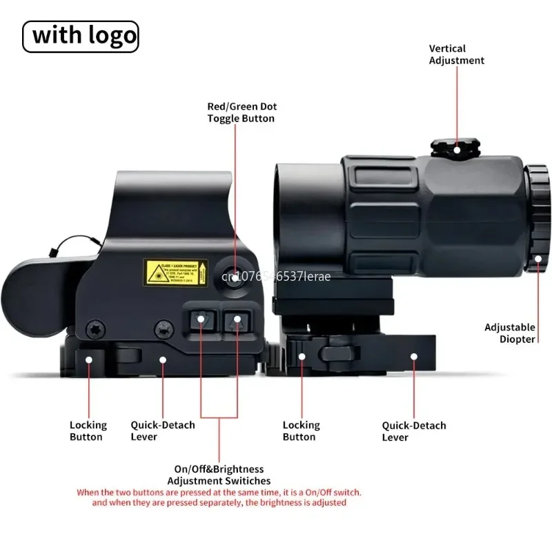 EOTECH 558 ホログラフィック ライフル スコープ コリメーター レッド