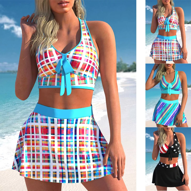 

2023 New Dress Bikini Sexy Swimwear Women's Summer Swimwear Bikini Set Swimwear Women's Fashion Design Print Beach Swimwear