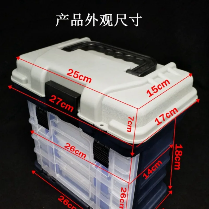 Imagem -04 - Angled Storage System 3600 Tackle Box Organizer Storage Box Guide Series