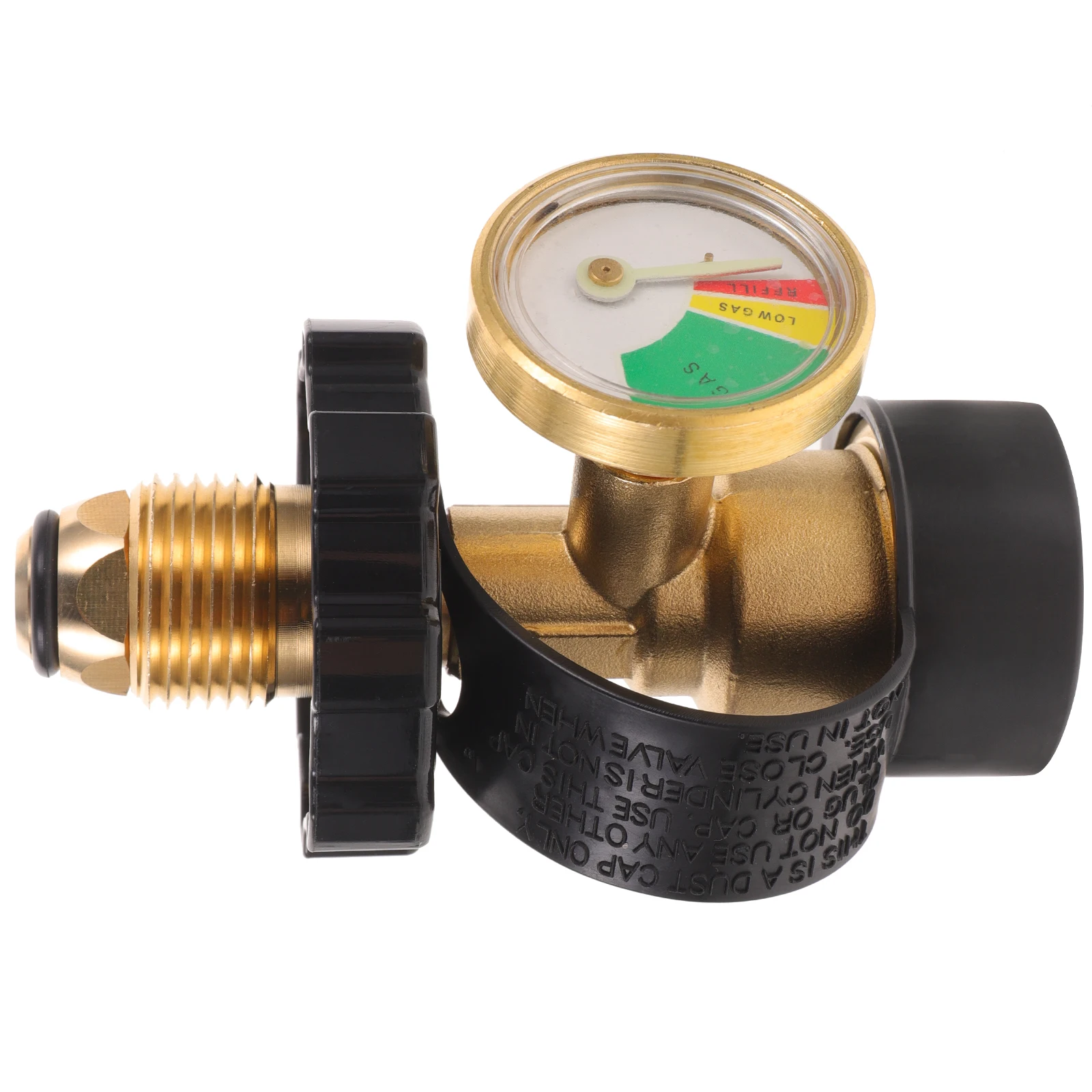 

Propane Tank Adapter Gas Tank Converter Pressure Gauge Heavy Duty Brass For Camping Grilling Gas Refill Tool Outdoor