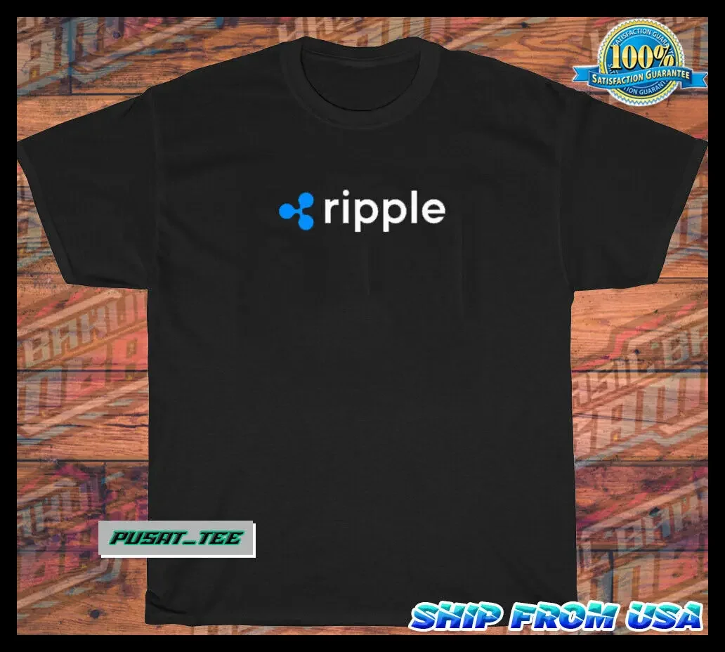 NEW ITEM Ripple American Funny Logo Men T-Shirt Size S-5XL Black White Gray