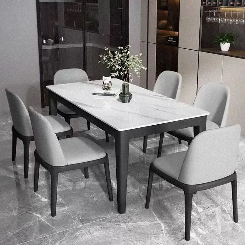 Big Size Chinese Style Dining Table Accent Luxury Design Aesthetic Dining Table Universal Mesas De Comedor Postmodern Furniture