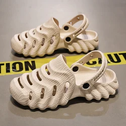 Sandali in schiuma da uomo pantofole estive da uomo di moda ciabatte da uomo ultraleggere suola morbida Eva Outdoor Designer zoccoli maschili scarpe diapositive