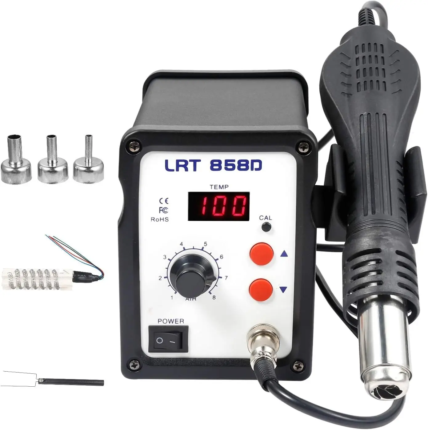 

858D Digital Hot Air Rework Station for SMD Soldering