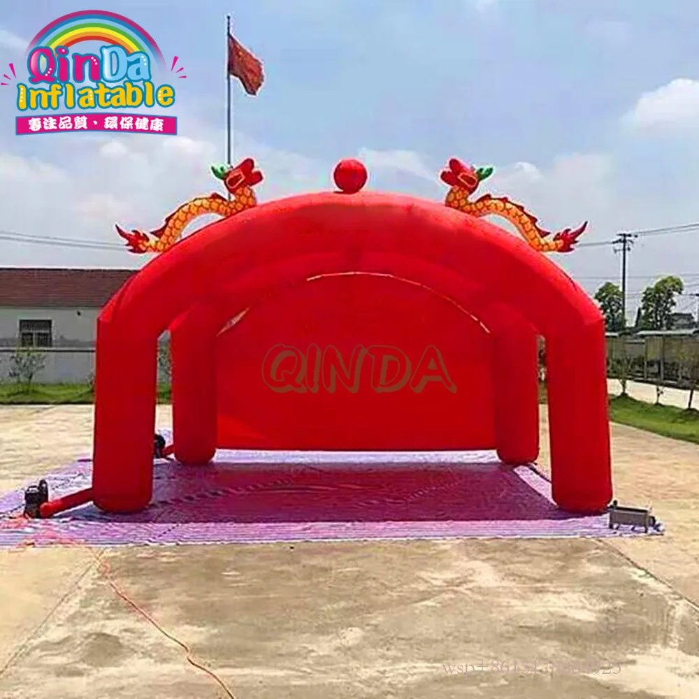 휴대용 파티 터널 축제용 풍선 테니스 코트 텐트 / 풍선 아치 텐트