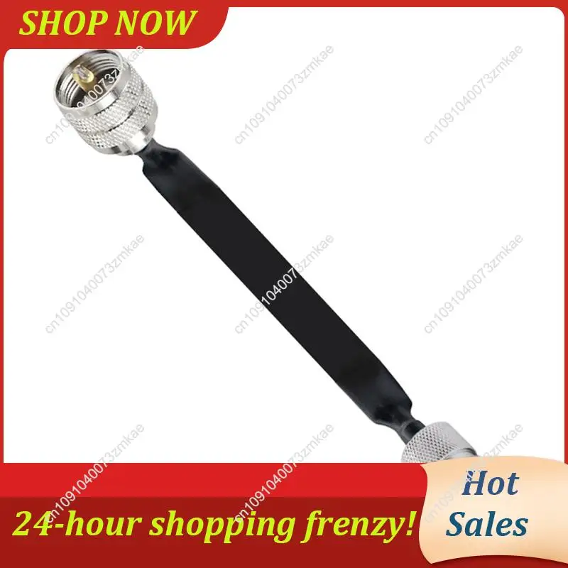 Daily Sale Window/Door Pass Through Flat RF Coaxial Cable PL295 UHF Male To SO239 UHF Female 50 Ohm RF Coax Pigtail Extension Co