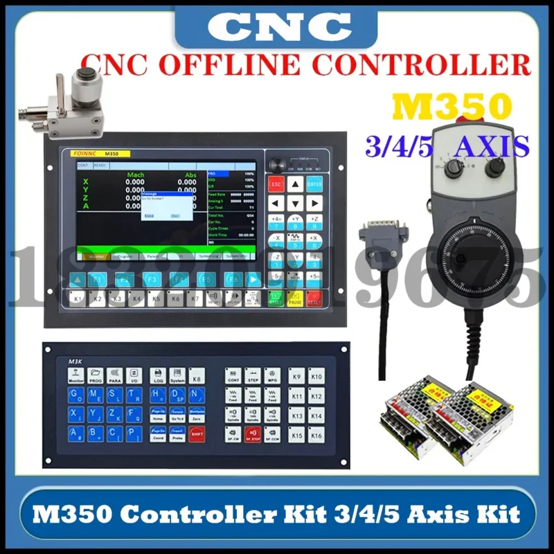 DDCS EXPERT V2 M350 CNC 3axis4axis5axis Offline Controller Kit Is Used For CNC Machining And Engraving, Replacing DDCSV3.1 Mach3