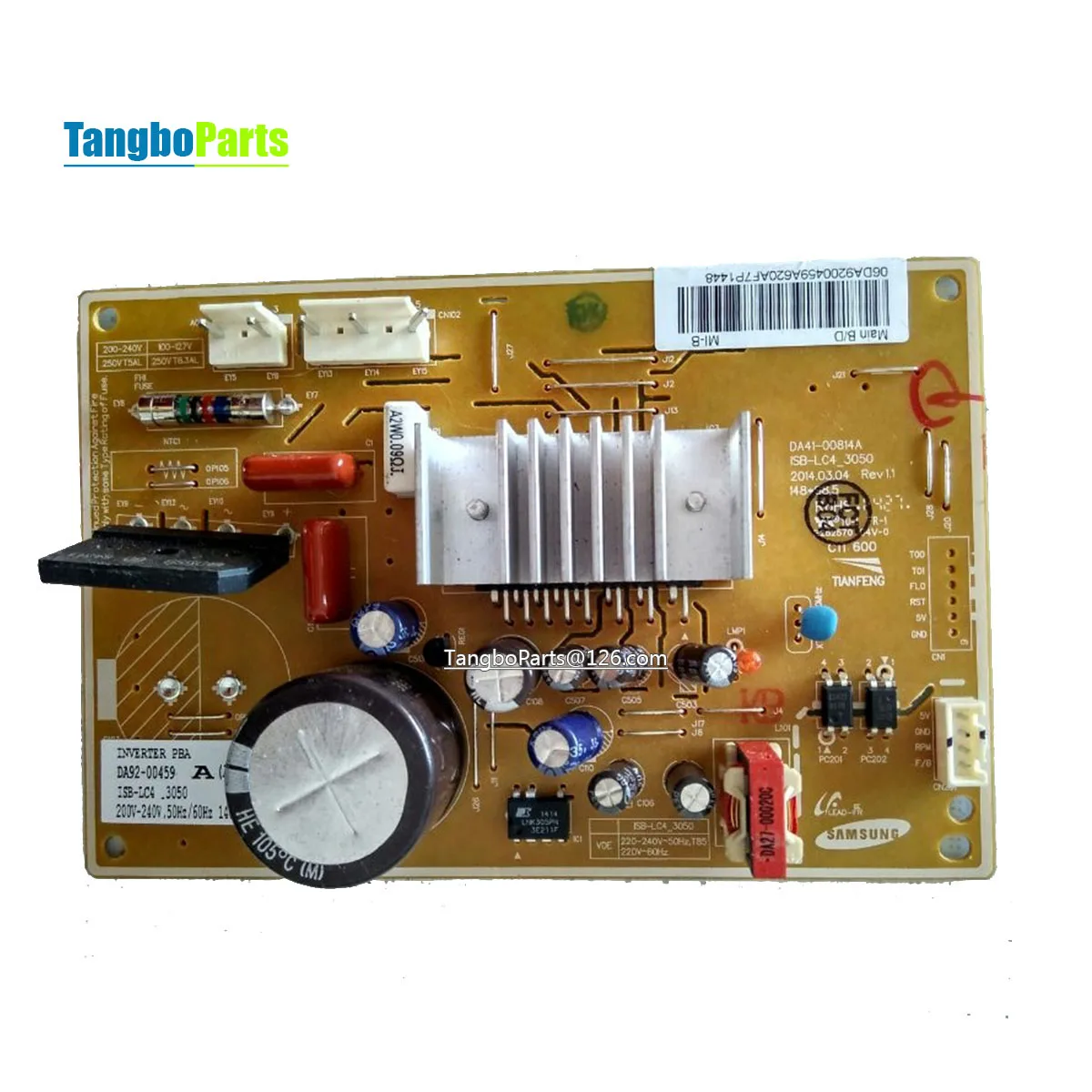 

DA92-00459E Board No. DA41-00814A/B/C плата преобразования частоты холодильника для Electrolux Samsung