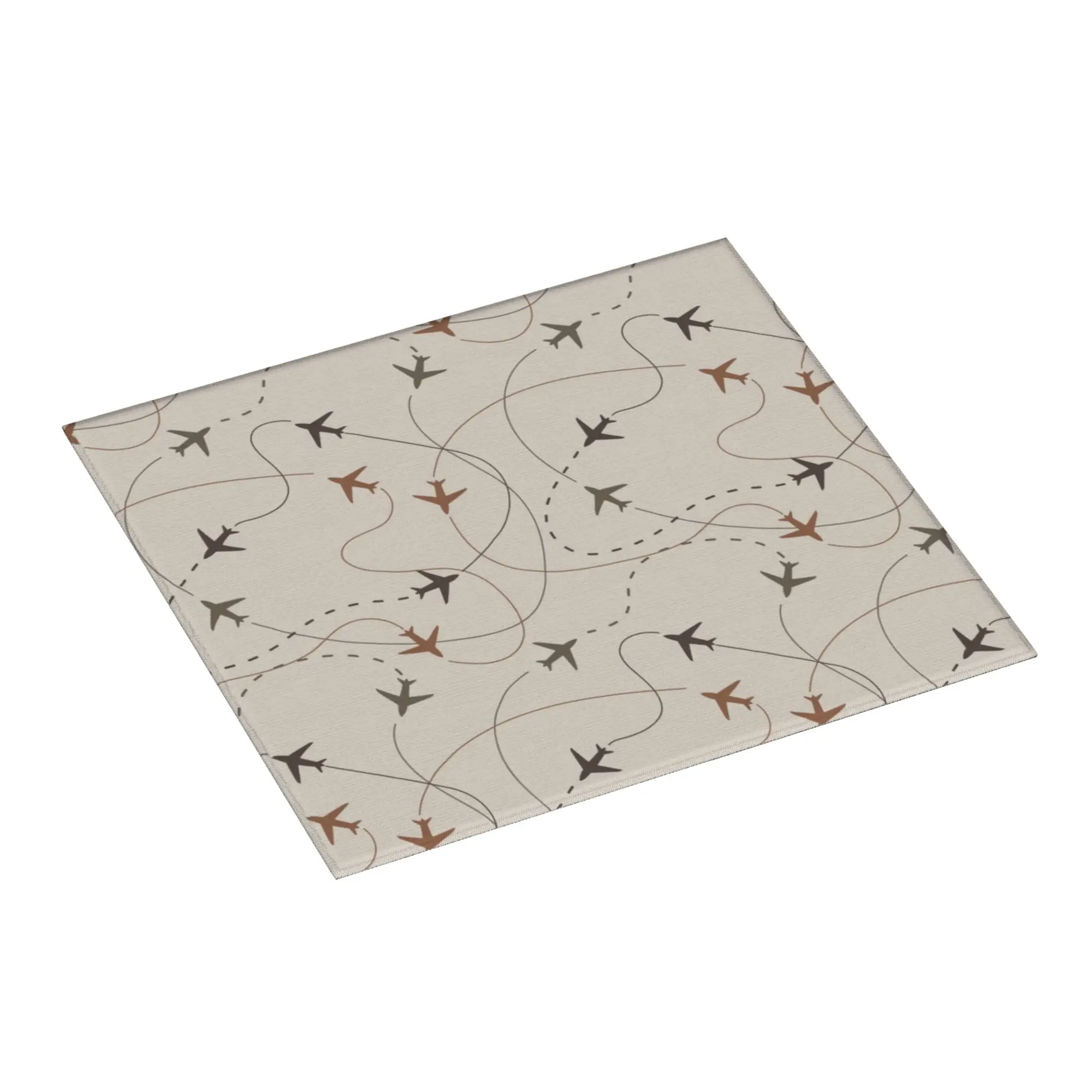 Drying Mat For Kitchen Pilot Aircraft Night Flight Routes Reusable Air Traffic Controllers Washable Kitchen Sink Drying Pad