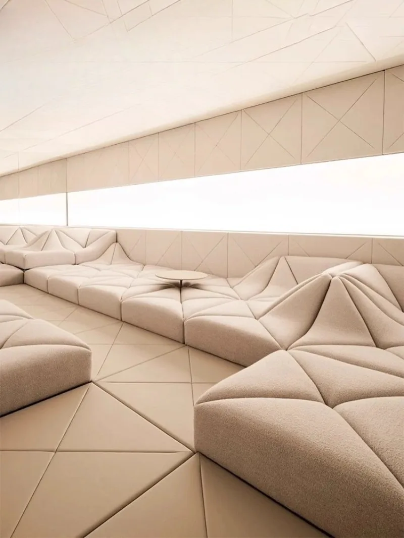 وحدة غرفة المعيشة من القماش الكثبان الرملية، مزيج مجاني من طبقة مسطحة كبيرة #2