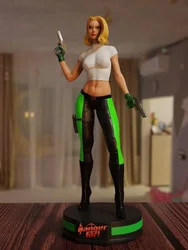 1/18 100mm 1/24 75mm Resin Model Kits Female Soldier Sculpture Figure No Color RW-597