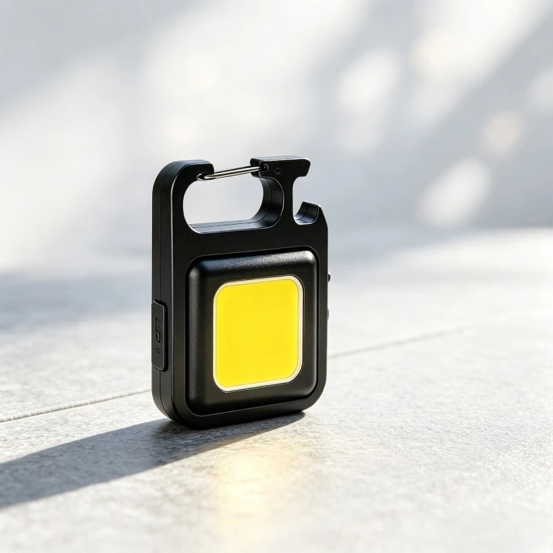 Ultra Bright COB Keychain Flashlight USB Rechargeable Mini Portable Pocket LED Lamp Outdoor Camping Car Emergency Repair Tool
