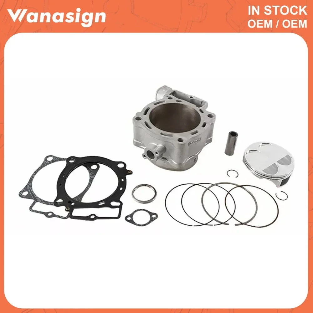 دراجة نارية اسطوانة المكبس مجموعات ربط السيراميك الارضي نهاية إعادة بناء مجموعة إصلاح لهوندا CRF450R CRF 450 R STD 96 مللي متر 2009-2016 12100-MEN-A50 #6