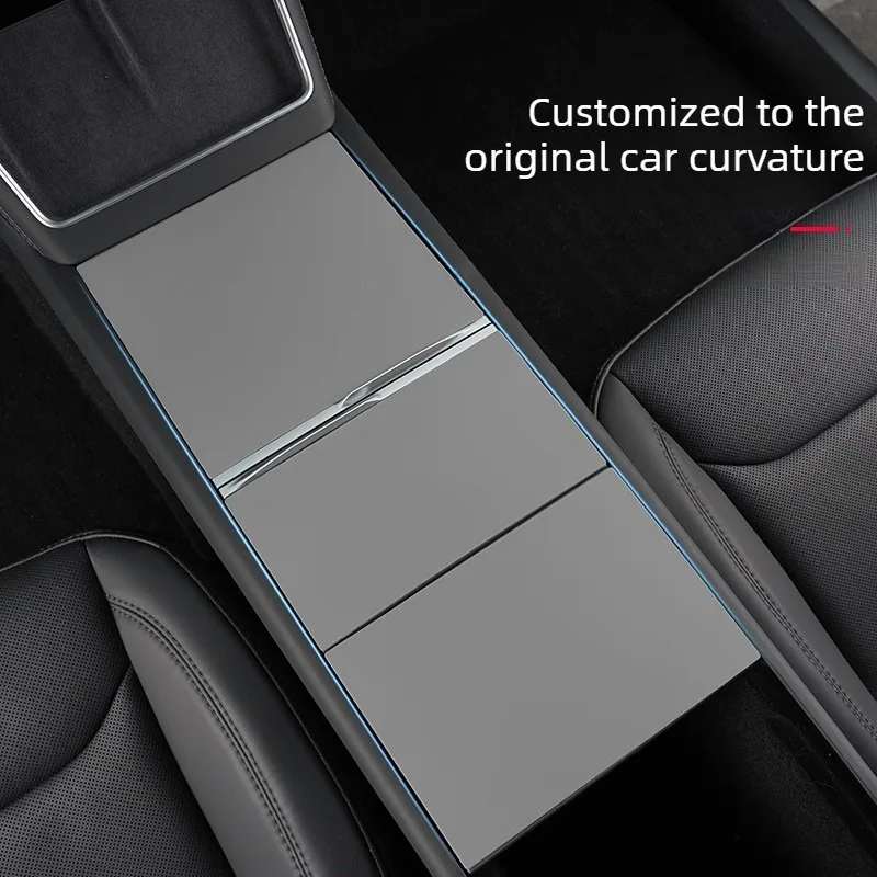 Silikon-Schutzmatte für die Mittelkonsole für Tesla Model 3 Highland 2024 2025 Model Y Juniper YL 2025 2026 Innenraum-Zubehör – Detail 4