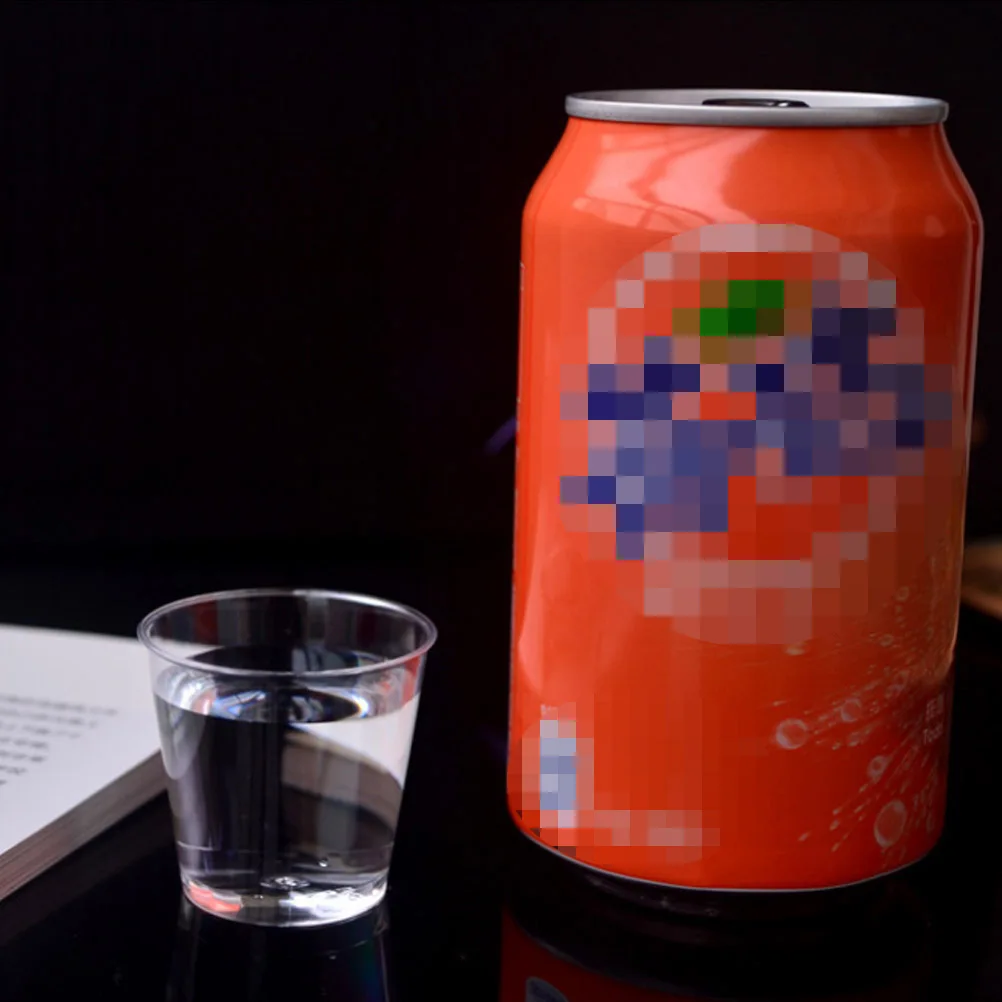 

50 Pcs 150ml Disposable Transparent Hard Plastic Tasting Cups Thicken Drinking Cups Tumblers for Wedding Party