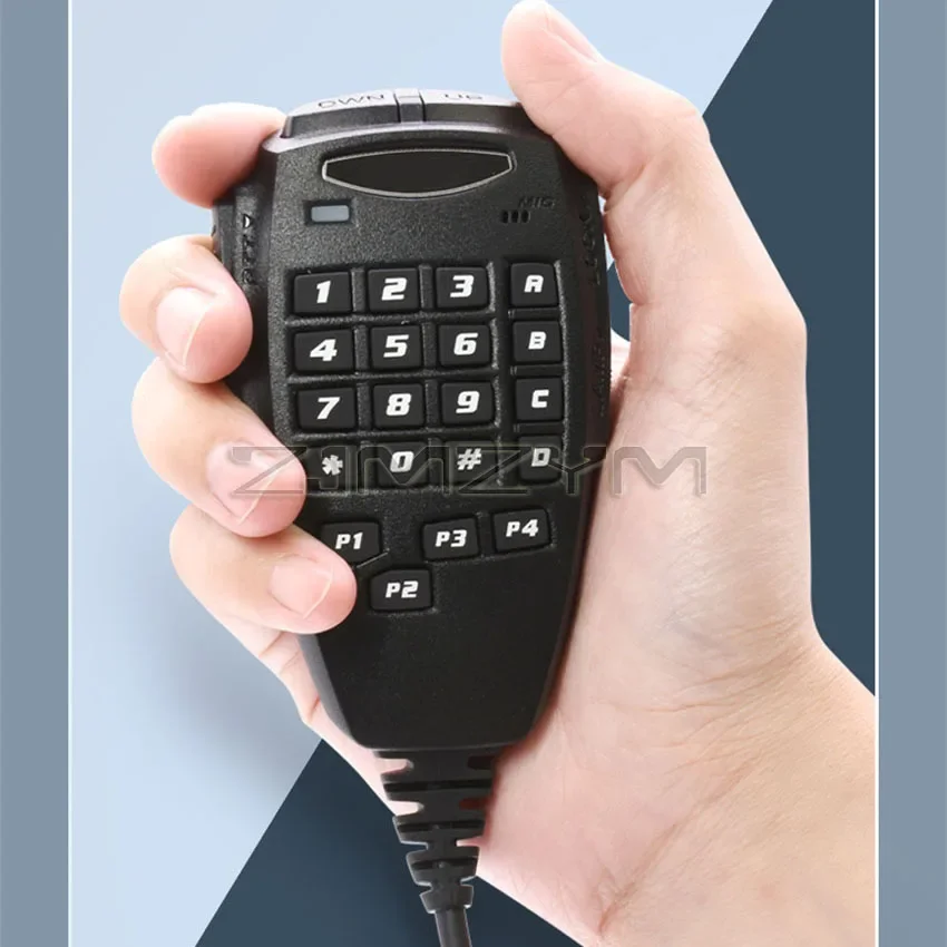 TH-7800 Dual display Car Radio Walkie talkie Dual Band 134-174/400-480MHz 50W  Mobile Transceiver Two way radio