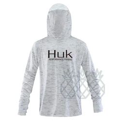Hood Fishing Shirts Summer Hoodie UPF50+ Long Sleeve Men Performance Fish Wear Outdoor Anti-uv Angler Jersey Camisa De Pesca
