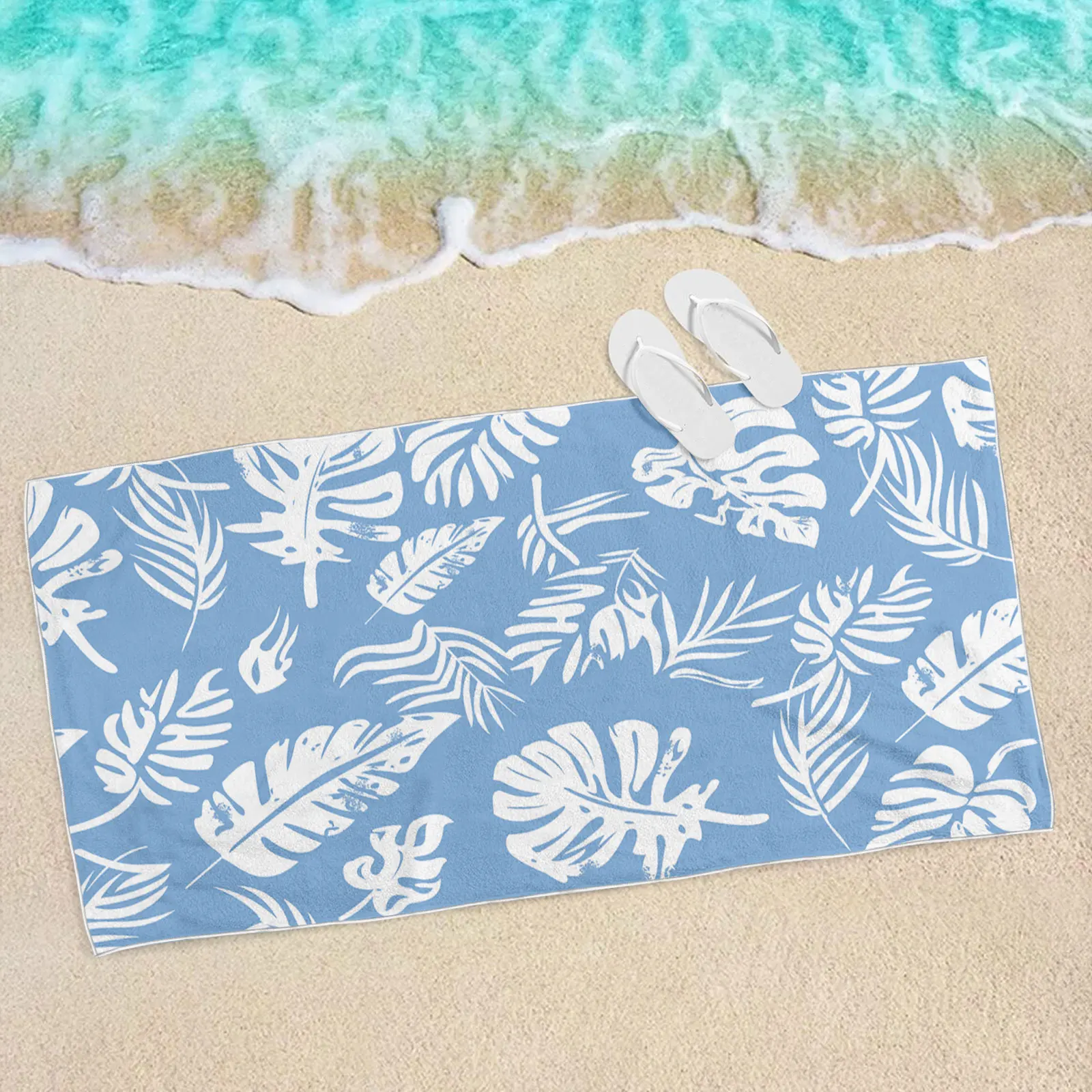 Water absorbent quick drying beach towel Sun shawl Yoga towel Swimming running quick drying towel Super light and thin