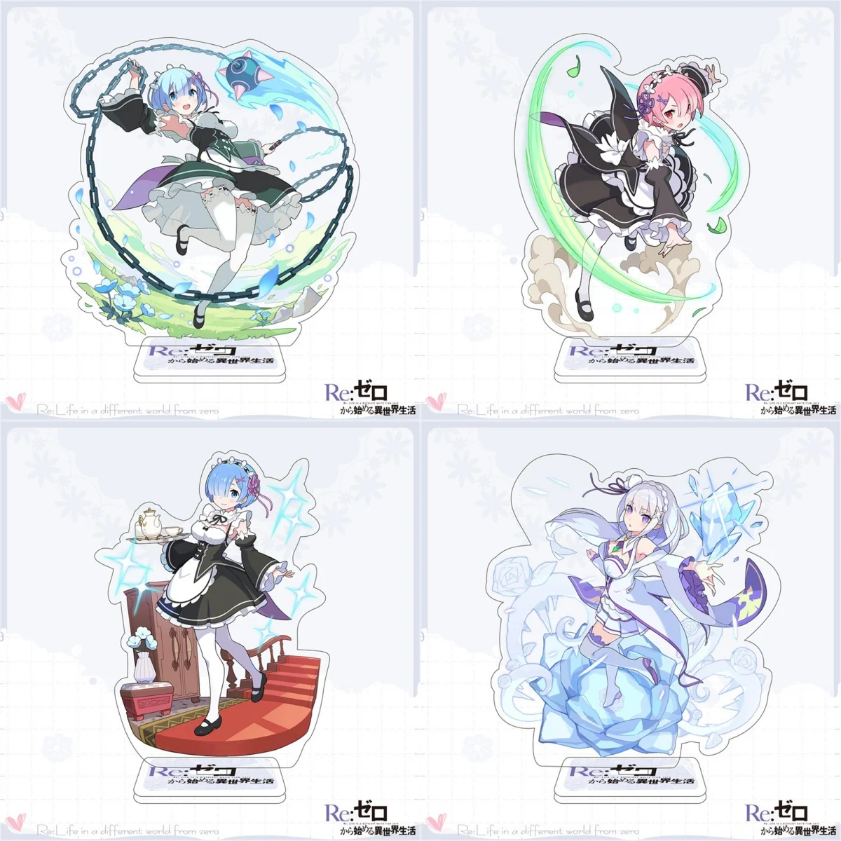 

Anime Re:ZERO -Starting Life in Another World Acrylic 15cm Stand Model Cosplay Plate Accessories Christmas Gift