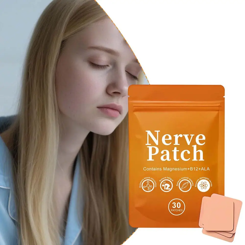 Neural Soothing Patch - Herbal Care Patch Comforts the Body Ensures Stable Restful Sleep Lightweight Herbal Ingredients Patch