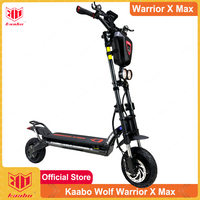 EU Stock Pre-sale Newest Kaabo Wolf Warrior X Max 60V 27Ah Battery 2*1100W Dual Motor with New Central Display Official Kaabo Wolf Warrior X Max Electric Scooter