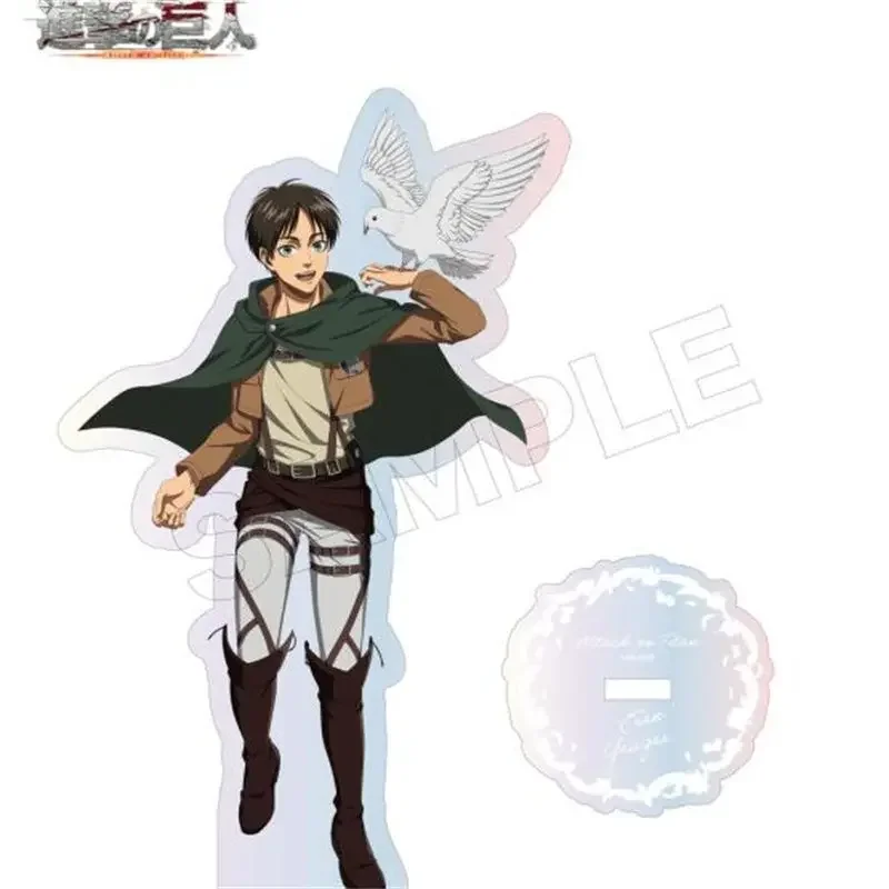 Attack on Titan Anime Levi Mikasa Ackerman Eren Armin Acrylic Stand Erwin Peace Dove Action Figure Dot Pixis