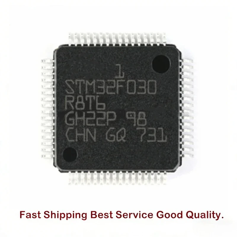 5PCS-10PC/Lot Brand  new original  STM32F030R8T6 LQFP-64 ARM Cortex-M0 32-bit microcontroller MCU  STM32F030 R8T6 QFP-64 IC