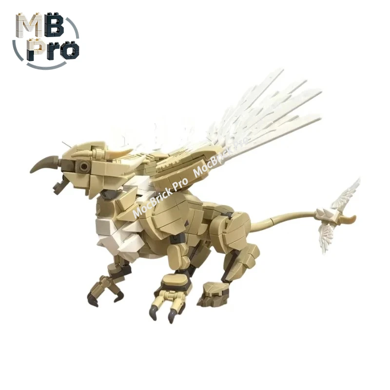 

Набор строительных блоков Griffin MOC, 369 деталей, модель мифического крылатого льва, конструктор для взрослых