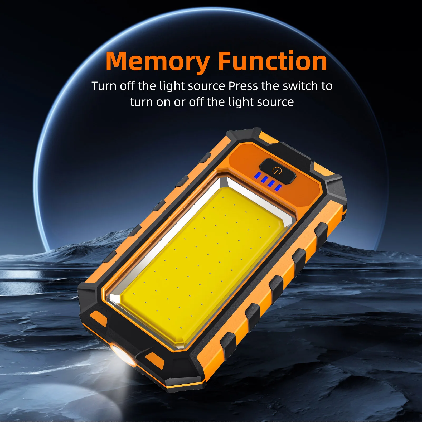 SUPERFIRE G25 COB Work Light Flashlight USB C Chargable Multi-function Waterproof Torch Outdoor Emergency Maintenance Light