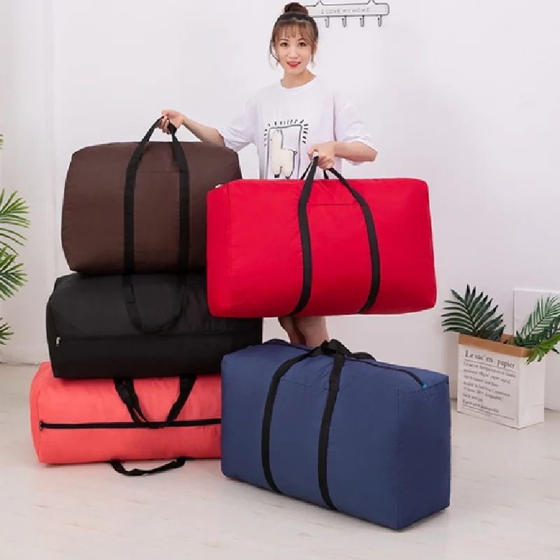 Tragbare große Kapazität faltbare Reisetasche Reise kleidung Aufbewahrung taschen Reiß verschluss Oxford Business Gepäck Multifunktion shand tasche