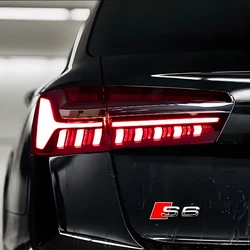 Auto Rear Back Lamps Assembly For Audi A6 C7 A6L S6 2012-2015 Upgrade 2021 Style LED Dynamic Turn Car Taillights Accessories
