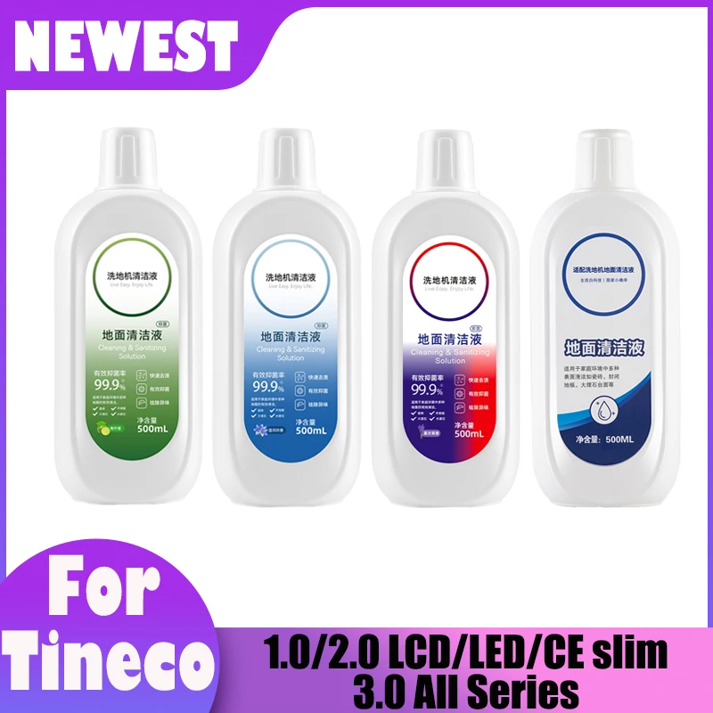 

For TINECO Floor All Series ONE S3 S5 Pro2 Combo S7 Pro Cleaning Solution Wild Bluebell Lemon Lavender Flavor Floor Scrubber