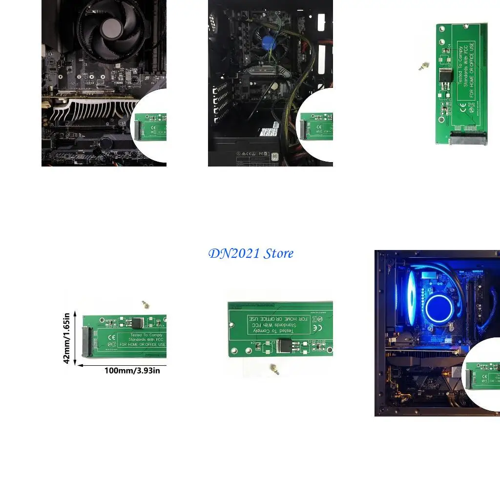 F3KE confiable SSD a tarjeta convertidor SATAS Tarjeta adaptador transición perfecta compatible para UX21A UX31A UX21E