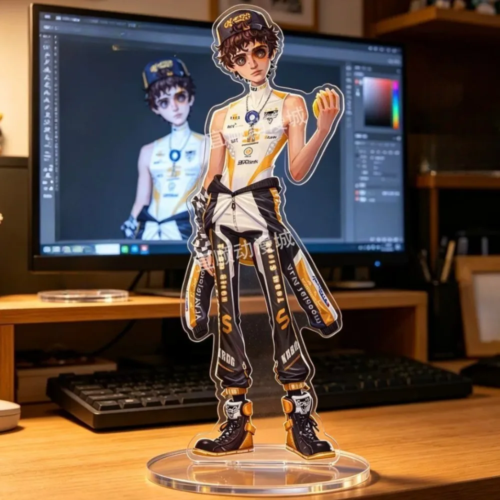 Identity V Cosplay Character Prospector Coordinator Enchantress Acrylic Plaque Exquisite Desktop Ornament Keychain Display Stand view 3
