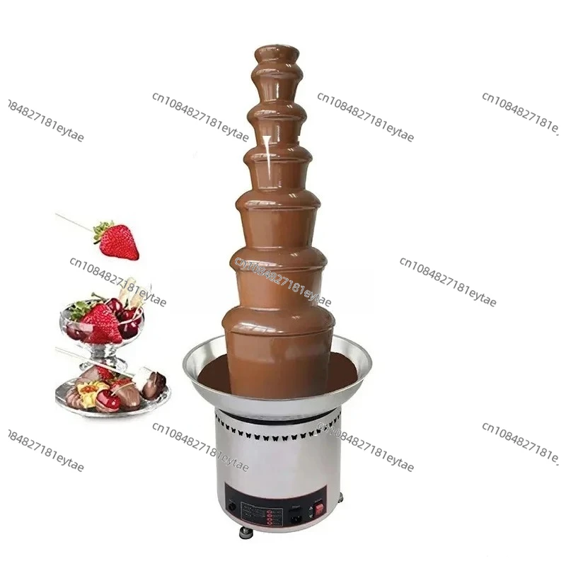 Chinese Commercial Household 6-Layer Chocolate Waterfall Machine Candy Fountain Machine