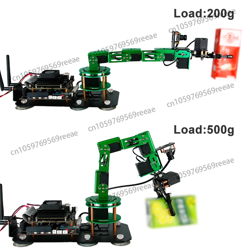6DOF AI البصرية الروبوتية الذراع ROS روبوت كيت روبوت الذكاء الاصطناعي مع 15 كجم 6 كجم سيرفو ل Jetson NANO 4GB CE ROHS #3