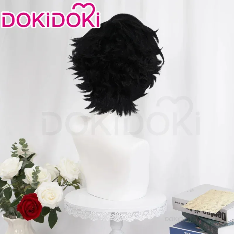 

AAA 2025 Game Final Fantasy XVI Cosplay DokiDoki Clive Rosfield Men Black Short Hair Free Wig Cap