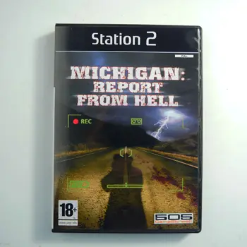 PS2 michigan report manual copy disc game unlock console station with hell 2 Retro optical drive Video game machine parts