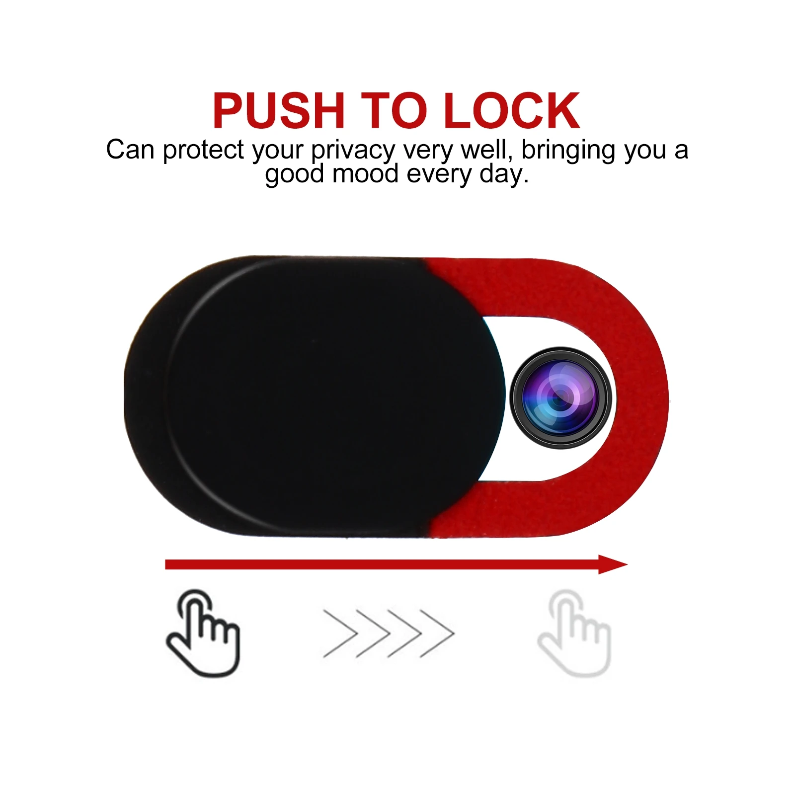 

5PCS Webcam Covers Privacy Camera Protector for Laptop Phone Tablet Red Black High Quality Lightweight Practical Gifts Cellphone