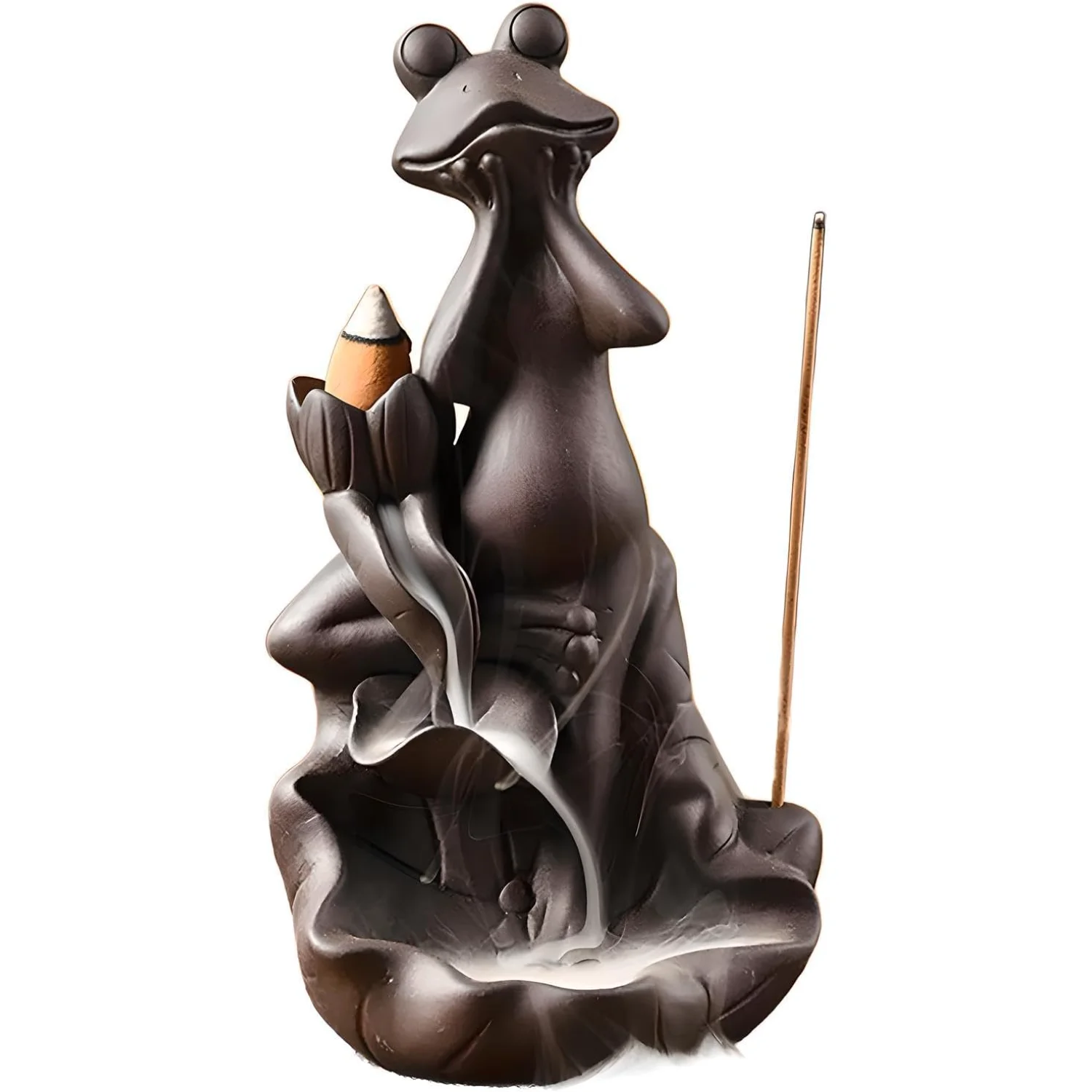 Backflow  Burner  Waterfall Burner Cute Pigs Deocr Ashtray Ash Catcher  Holder with 20  Cones +30  Sticks +1 Mat +1 Tweezer