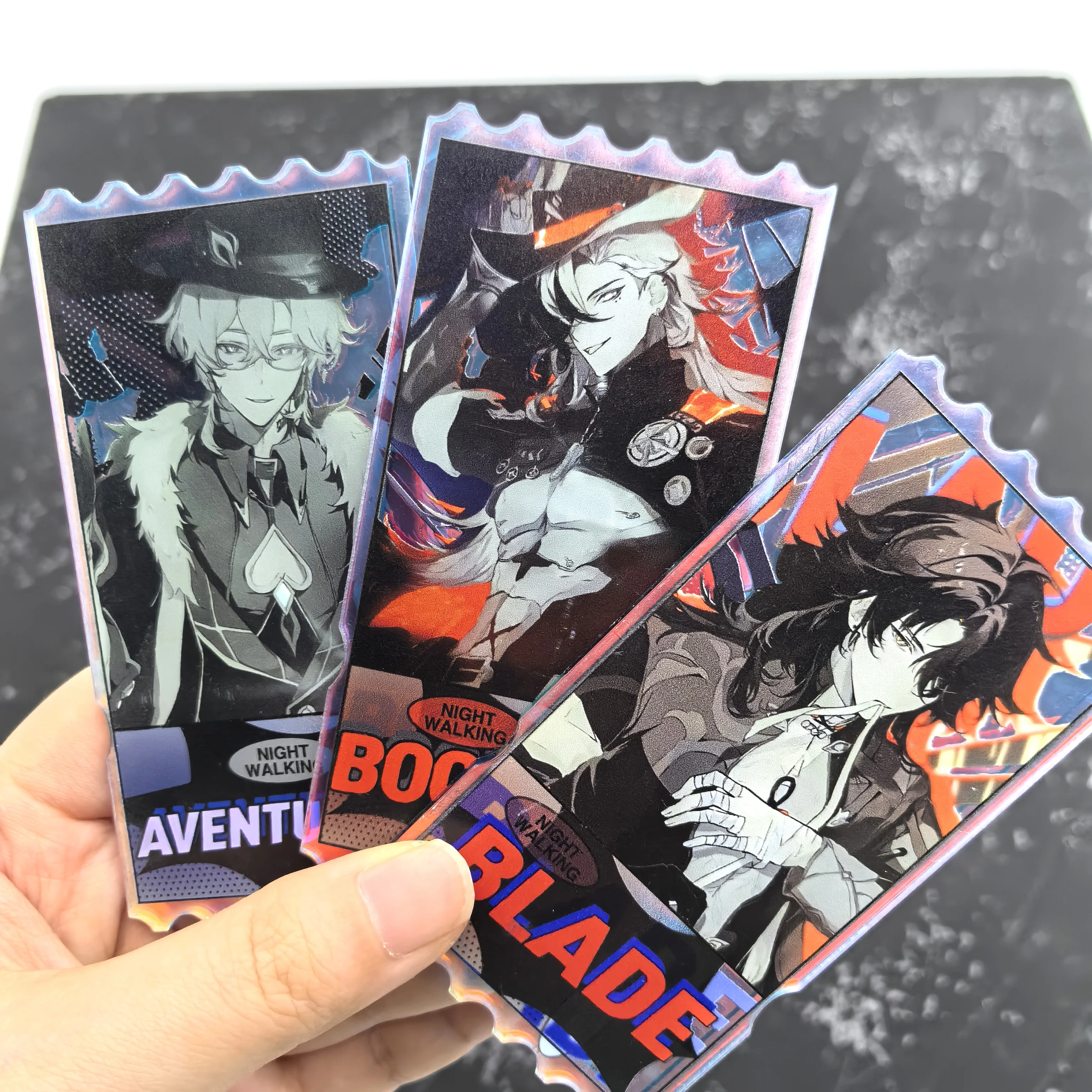 Jeu d'anime Honkai: Star Rail Boothill Aventurine Dr. 1 pièce Carte de billet en acrylique, périphériques de jeu, cadeau
