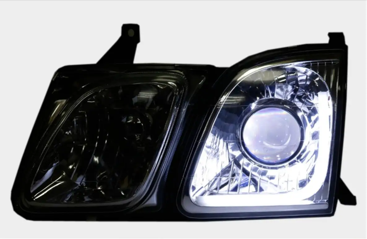 car bumper headlamp for Lexus LX470 headlight 1998~2008y DRL car accessories for Lexus LX470 daytime light fog