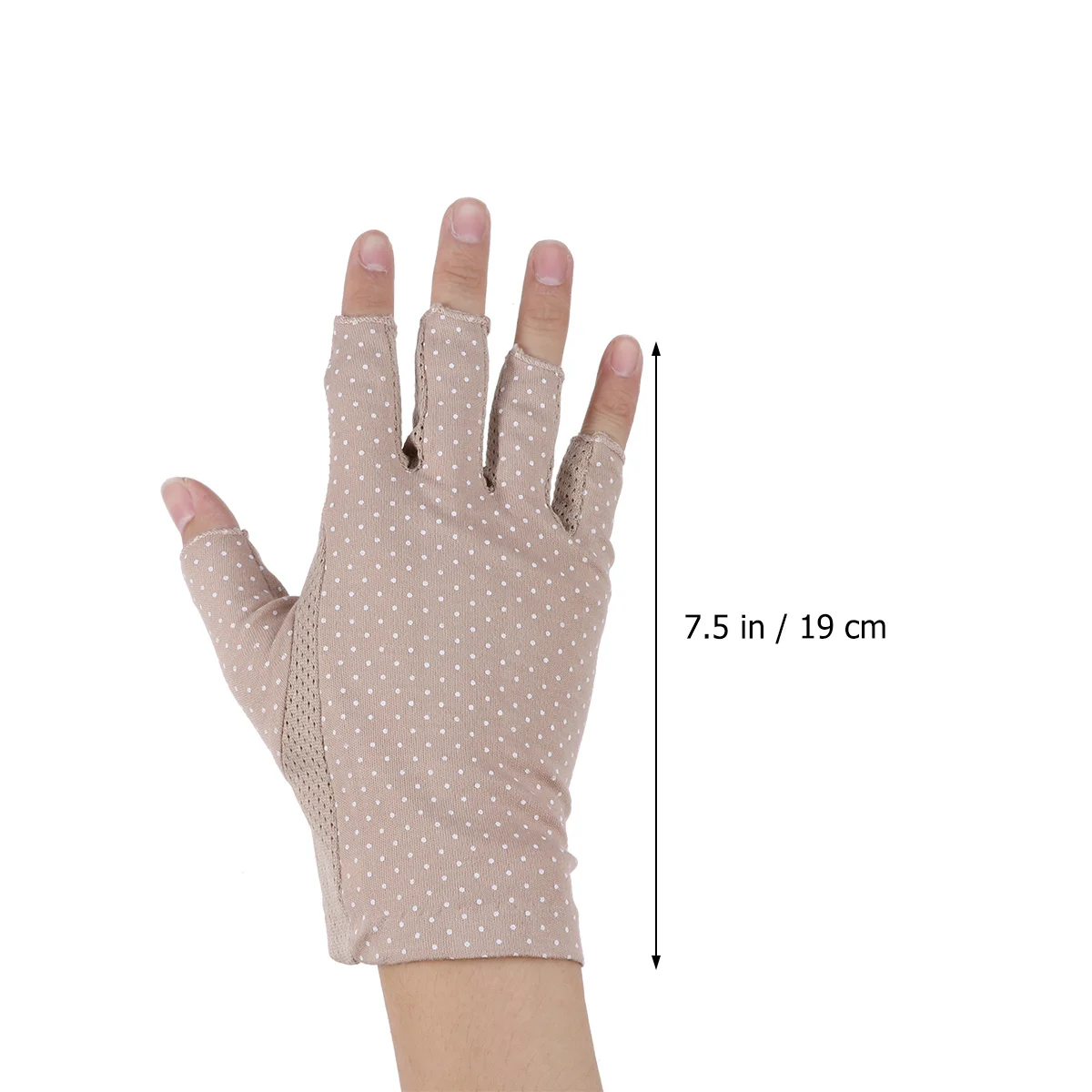 

1 Pair Protection For Women Sunblock Half Finger Non Sunblock Gloves Skid Cycling Climbing Outdoor Workout Gloves