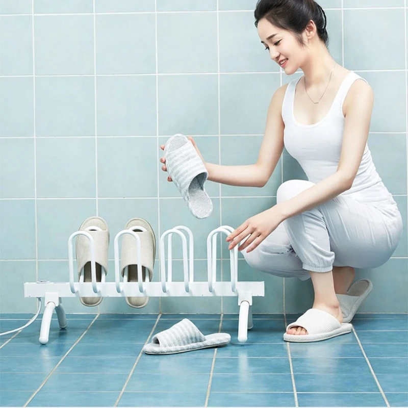 

Shoe Dryer Boot Warmer Dual Stand Silent Welded Non Slip Safety Button Polymer Material Constant Temp Home Appliance